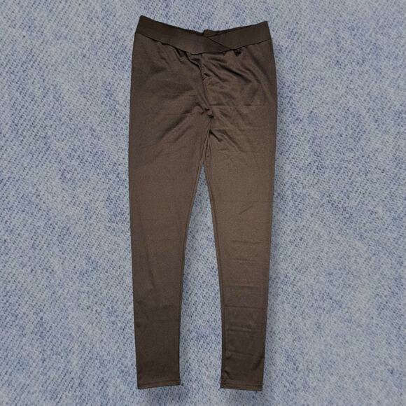 Black Scrunch Butt High-Waisted Yoga Leggings – Women’s Size M-L - Picture 1 of 3